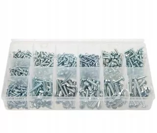 Skrutky, šróby - Sada tinsettes 550pcs nerez s DIY