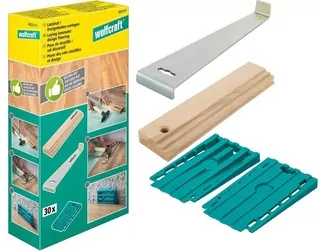 Sada na pokládku laminátových panelov a dizajn podlahy WOLFCRAFT 6975000