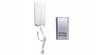 Dvojdomový interkom FOSSA MULTI biely/ strieborný OR-DOM-RL-903