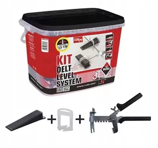 Súprava na vyrovnávanie dlaždíc DELTA LEVEL SYSTEM 2 mm (3915) RUBI