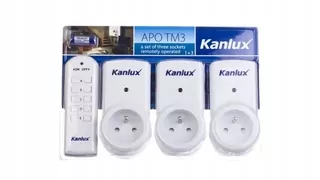 Sada troch diaľkovo ovládaných zásuviek APO TM-3 07980 /3ks/