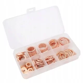Skrutky, šróby - Tesnenie SET Kovové tesnenie 14 cm * 8 cm