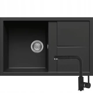 Podomítkový drez Elleci UNICO 300 G40 Black