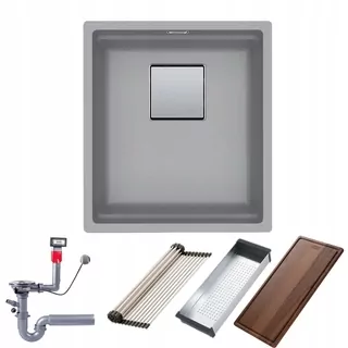 Kuchynský drez - Sink Franke Kanon KNG 110-37 Stone Gray + Board