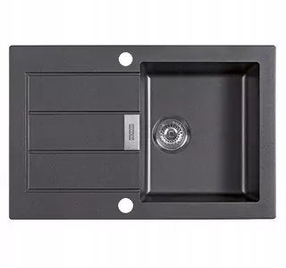 Drez na umývanie riadu SIRIUS SID 611-78 Tectonite ONYX