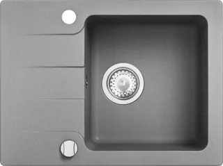 Umývadlo Kernau KGSC 4558 1B1D Grey Metallic 1 komora