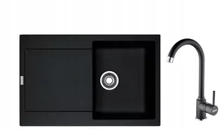 Kuchynská batéria Franke Pola Onyx 35cm otočná