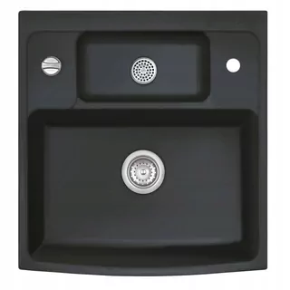 Umývadlo na stenu Systemceram Centra 60 Ceramika Nigra