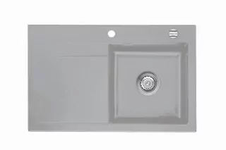 Nastaviteľný drez Systemceram Stema 80 Fango Pravá komora