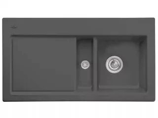 V&B Subway 50 Pravý 6713 01 i4 Graphite - kuchynský drez