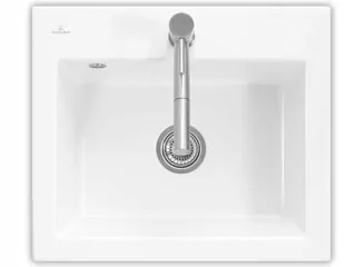 Villeroy & Boch Vstavaný drez Subway 60 S 3309 01 kg Snow White s manuálnym uzáverom