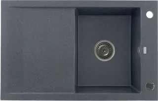 Žulové umývadlo jednokomorový Kernau KGS M 45 1B1D GRAPHITE