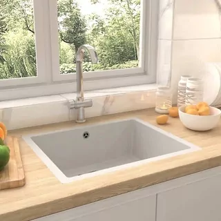 Kuchynský drez - Kuchynský umývadlo s otváraním pretekov, biely
