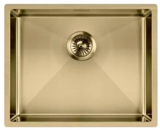 Kuchynský drez - KERNA KSSU 61.1 1B SS GOLD 54X44 cm oceľové drez