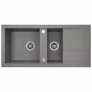 Žulový drez 1,5 komorový BARBADOS sivý 480 × 1000mm SBBE_531T