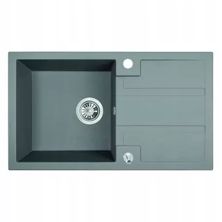 Žulový drez 1-komorový BARBADOS sivý 440 × 760mm SBBE 511T