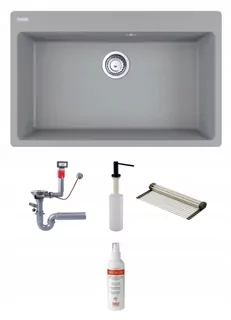 Kuchynský drez - Sink Center CNG 610-73TL Fragranit + Gray