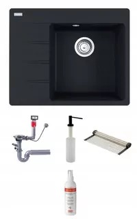 Kuchynský drez - Sink Center CNG 611-62TL Fragranit + Black