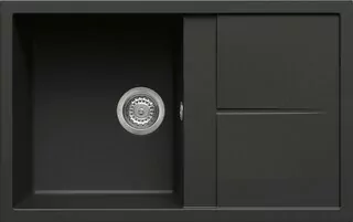 Podomítkový drez Elleci UNICO 300 G40 Black