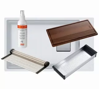 Závesný drez Kanon KNG 110-62 Fragranit+ Polar White od firmy FRANKE