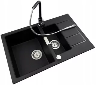 Umývadlo s batériou Linea 2 a automatickým sifónom