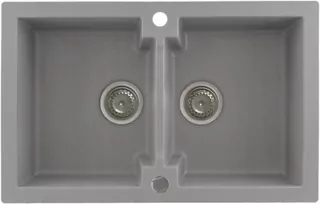 Žulový drez Kernau KGS A 80 2B Grey Metallic