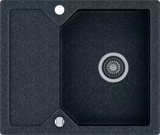 Kuchynský drez - Kernau KGS P 4559 1B1D BLACK METALIC SINK