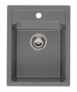Drez Reginox AMSTERDAM 34 GREY SILVERY s odkladacou plochou