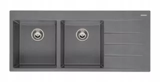 Drez Reginox BREDA 30 GREY SILVERY s odkladacou plochou