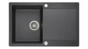 Kuchynský drez - Umývadlo TeKA CLIVO 45B-TQ 1B1D ONYX (BLACK)