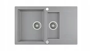 Kuchynský drez - TEKA CLIVO 60 B-TQ DOPLARD (Hliník)