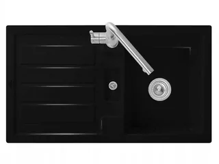 Villeroy & Boch Vstavaný drez Flavia 50 3305 01 J0 Chromit s manuálnym uzáverom