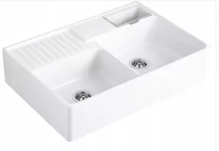 Villeroy & Boch Classicline Snow White (lesklý) namontovaný drez pre skrinku 90 cm +