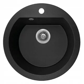 Drez z čiernej žuly 1-komorový DAFNE Ø510mm SBD_780T