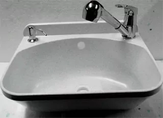 Drez pre kuchyňu 46cm+batéria+zásobník