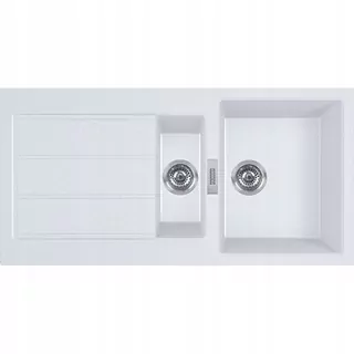 Kuchynský drez - Kuchynský drez Francúzsko S2D 651-100 Biela
