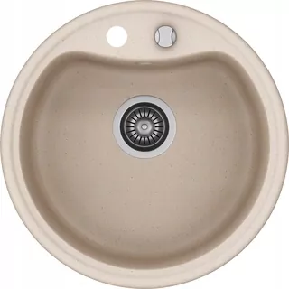 Žulové umývadlo okrúhle KERNAU KGS T 50 1B SAND