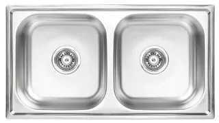 Kuchynský drez - Oceľové drez Kuchinox SKS 020T Smooth 43 × 78