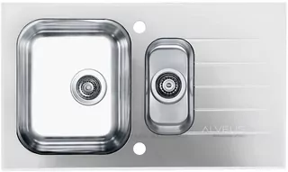 Sklenený drez biely GLASSIX 20 ALVEUS drez