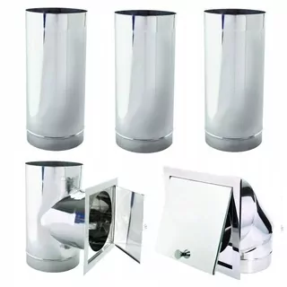*Vypúšťacie koleno 90° okrúhle odolné voči kyselinám + dvere Fi 300