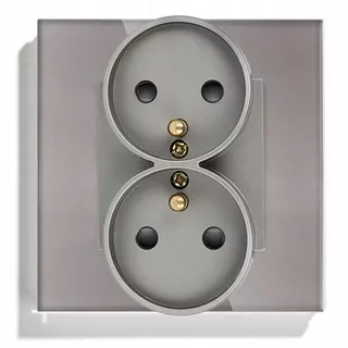Elektrická zásuvka DC Smart Home sivá