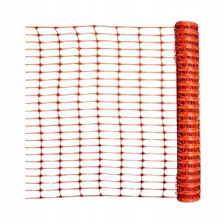 Bariérová záhradná lemovacia sieť, oranžová, 1/50 m