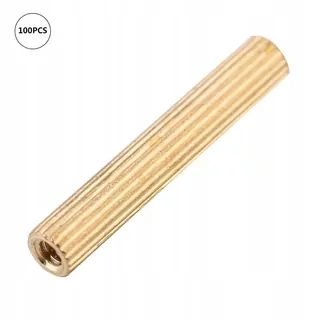 Skrutky, šróby - Dištančné podložka mosadz 6 cm * 2 cm q69uy