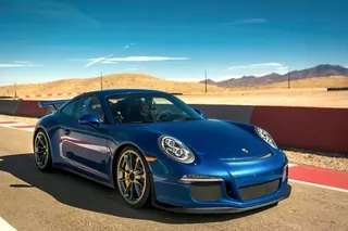 Fototapeta - Nástenné maľby modré Porsche pretekárskych automobilov 290g