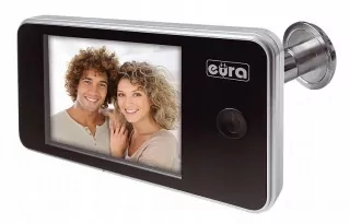 Prehliadač videa na dvere EURA VDP-01C1 ERIS strieborný