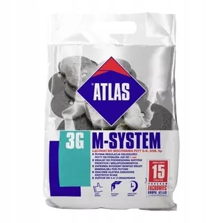 Skrutky, šróby - Atlas M-Systsem 3G L15 konektor pre montáž sadrokartónu