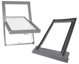 Strešné okno - MAGNETICKÉ PVC strešné 3szyby 78x118 + golier