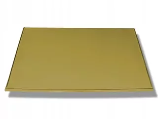 Plech pred krb, saténová mosadz, 80x50cm B