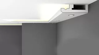 Zavesený strop, LED halogén, stropná budova