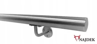 Zábradle z nerezu Ø 42,4 X 2 mm, leštené (saténové)